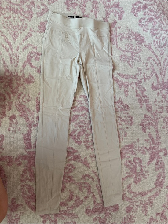 Simply Vera Vera Wang Pants - Simply Vera Vera Wang Skinny Ponte Leggings in Light Cream